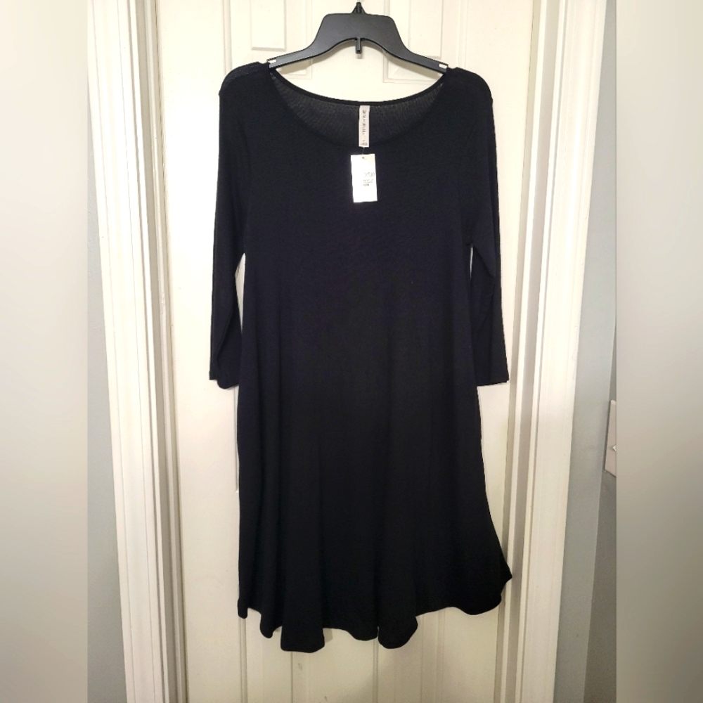 Black Jersey Dress